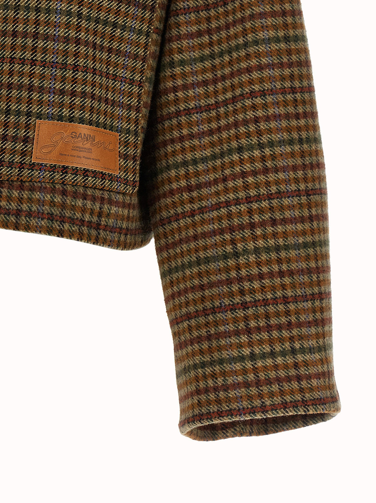Ganni Check Twill Jacket Ganni