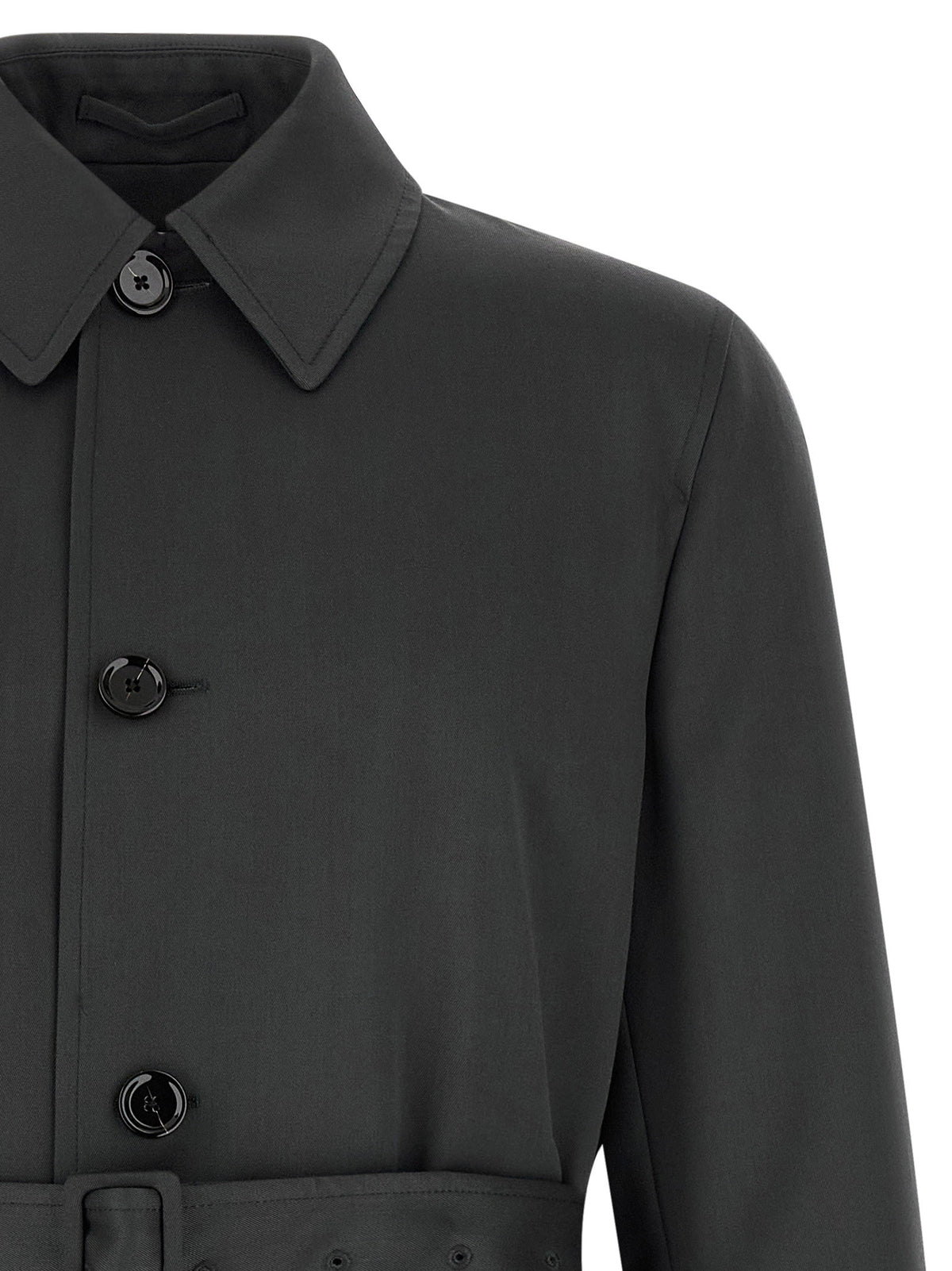 Lardini Virgin Wool Trench Coat