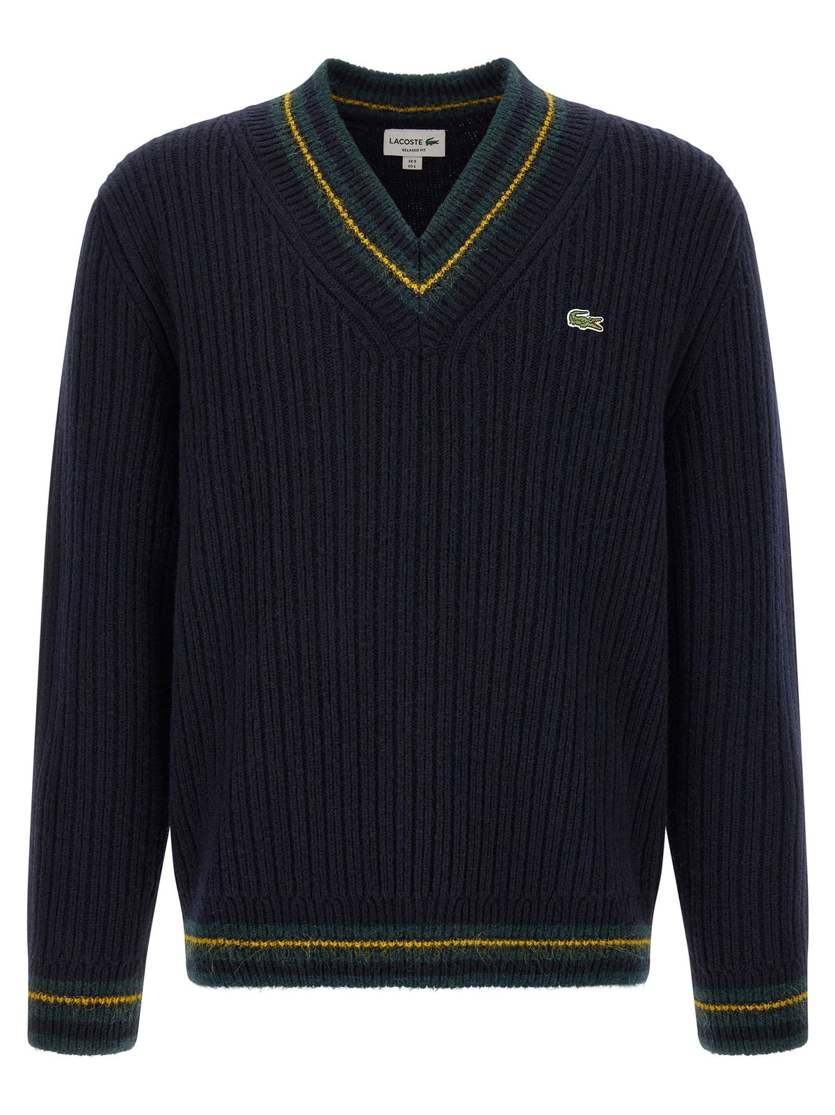 Lacoste Blue V-neck Sweater Lacoste