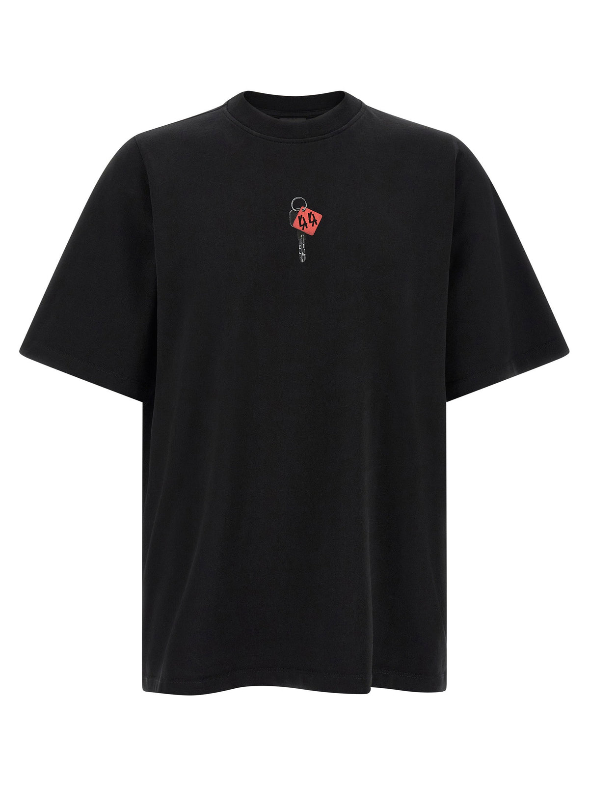 44 Label T-shirt With Padlock Print