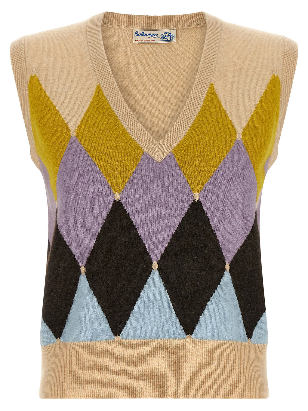Ballantyne New Diamond Vest Argyle Ballantyne