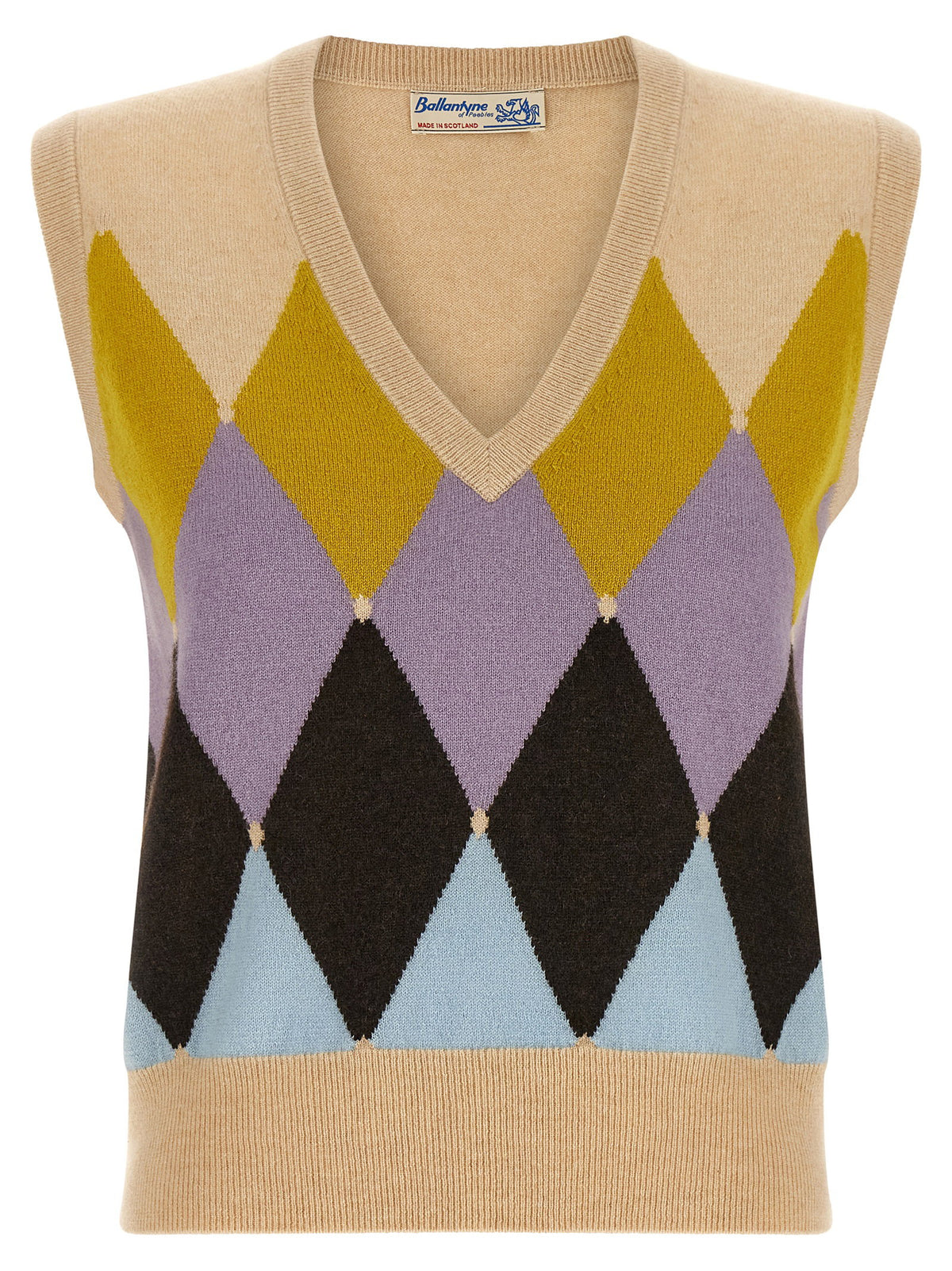 Ballantyne New Diamond Vest Argyle Ballantyne