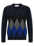 Ballantyne Classic Diamond Intarsia Sweater