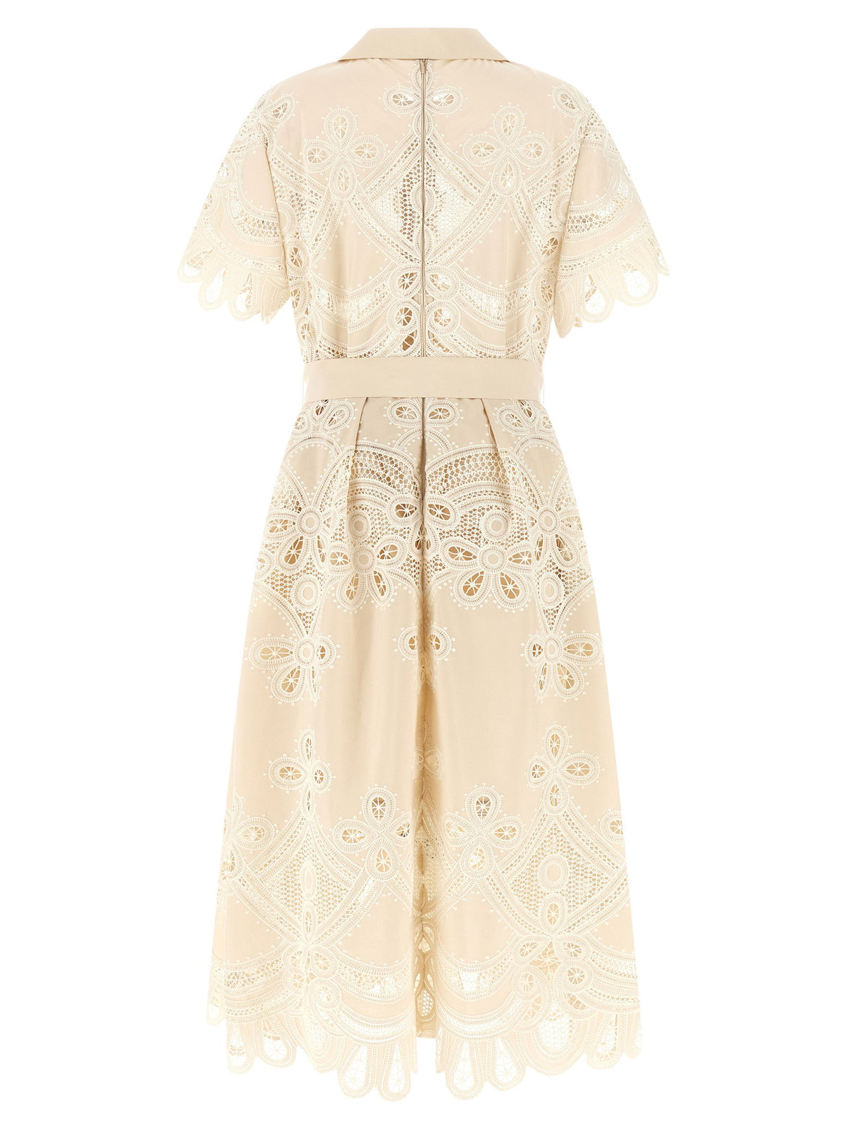 Elie Saab Carving Embroidery Dress