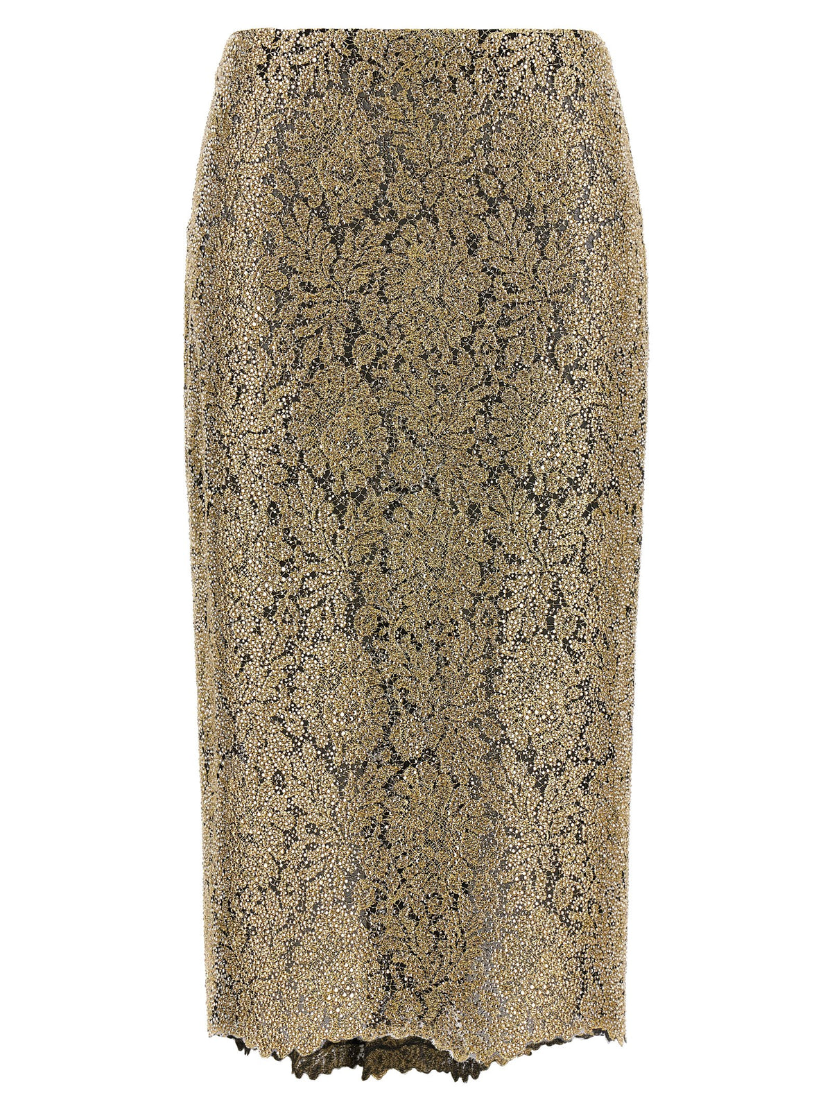 Ermanno Scervino Embroidered Tulle Skirt