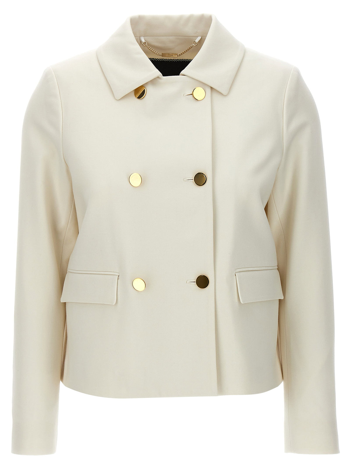 Kiton Cropped Double-breasted Jacket