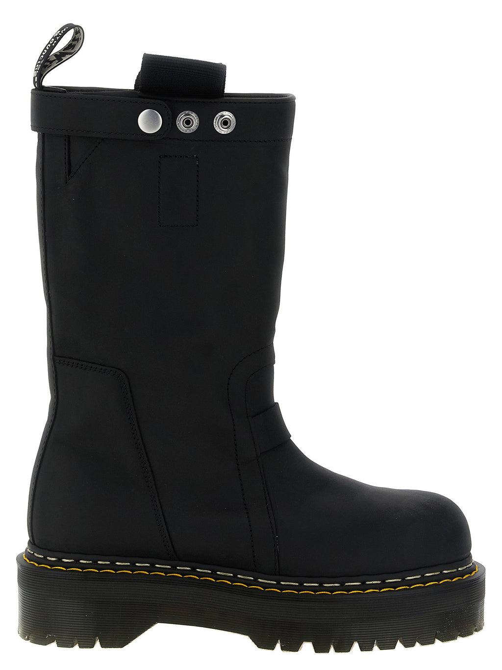 Rick Owens Quad Sole Pull On Dr.martens X Rickowens Boots Rick Owens