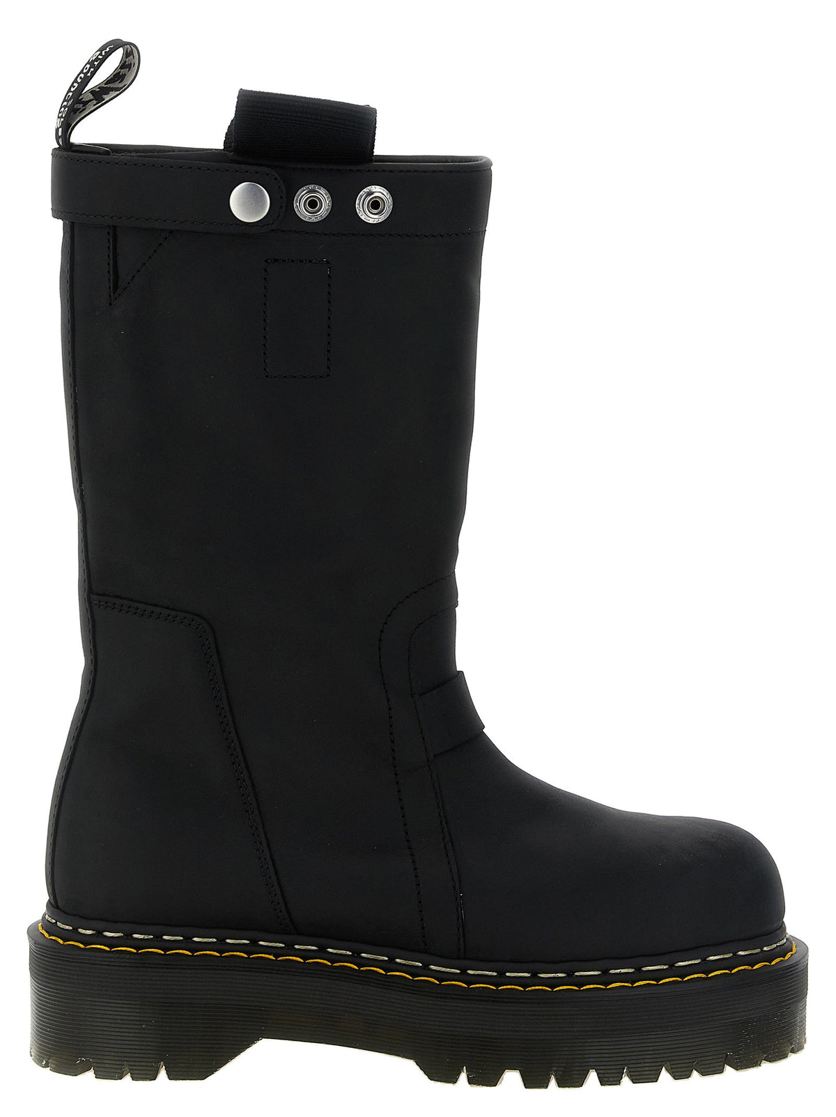 Rick Owens Quad Sole Pull On Dr.martens X Rickowens Boots Rick Owens