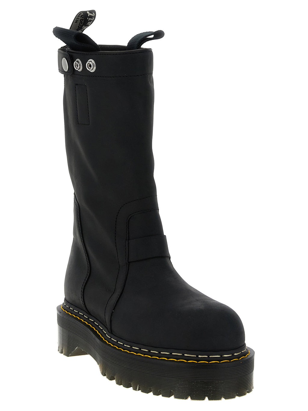 Rick Owens Quad Sole Pull On Dr.martens X Rickowens Boots Rick Owens
