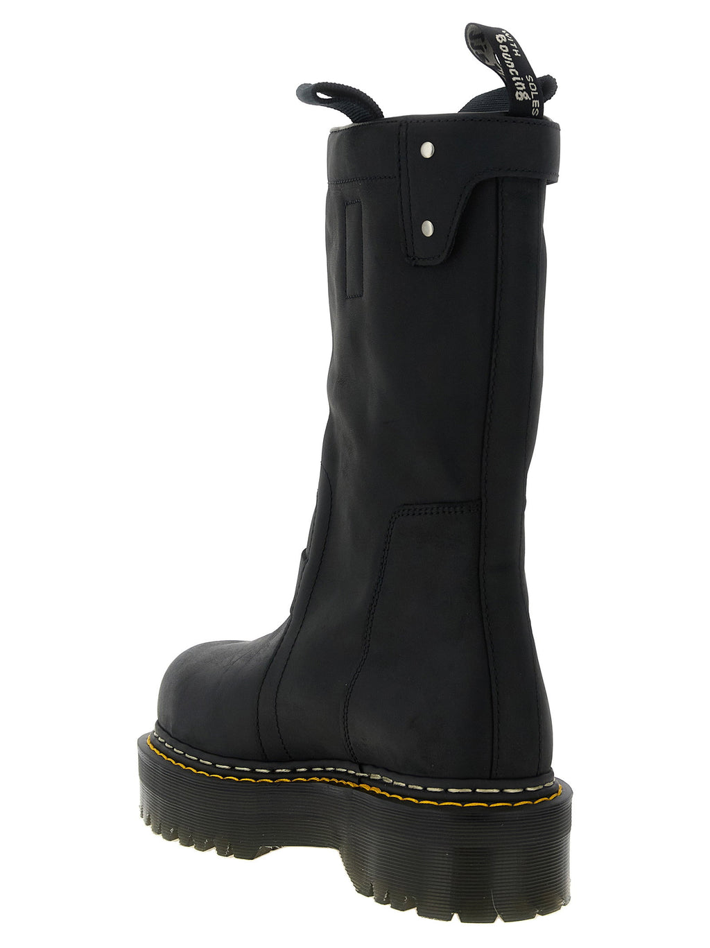 Rick Owens Quad Sole Pull On Dr.martens X Rickowens Boots Rick Owens