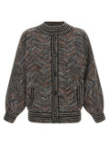 Missoni Chevron Knit Bomber Jacket Missoni