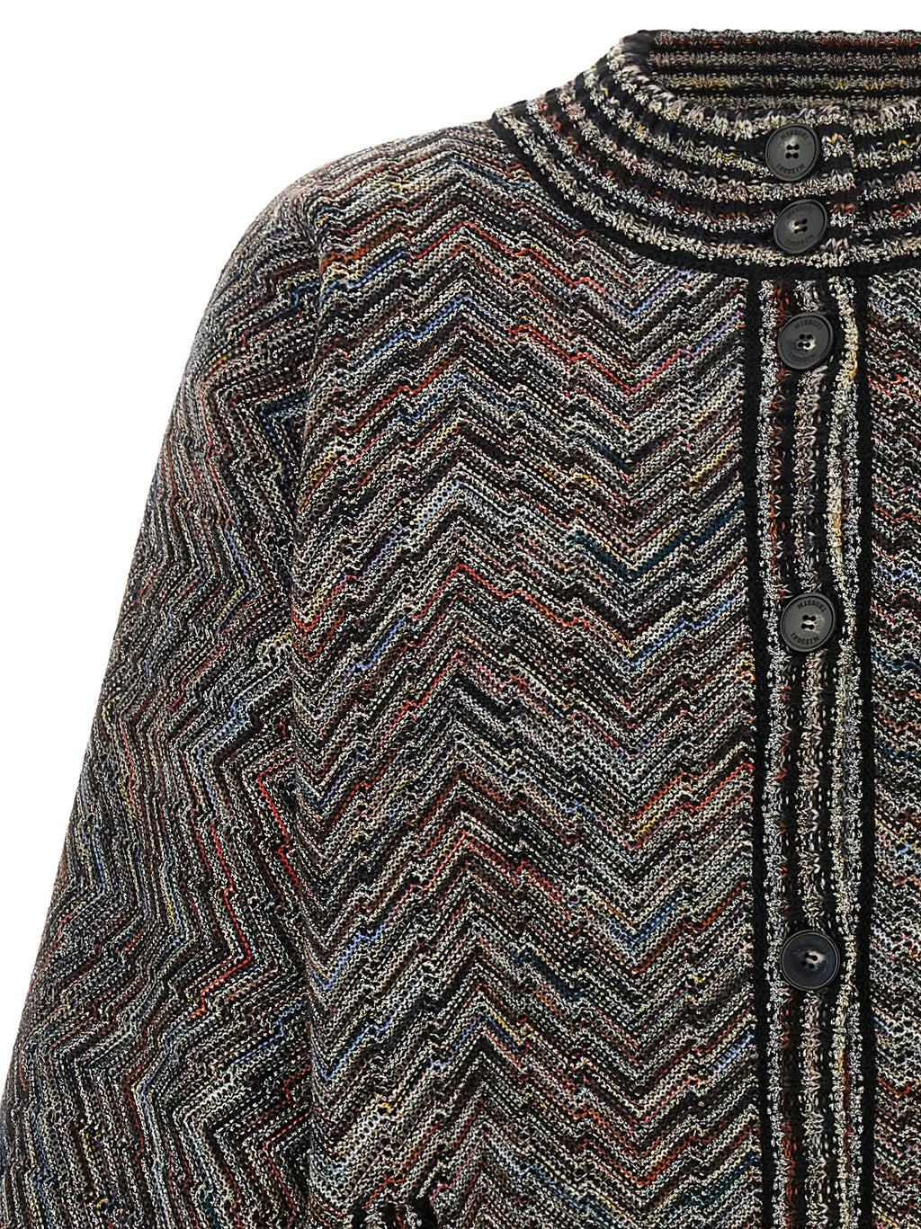 Missoni Chevron Knit Bomber Jacket Missoni