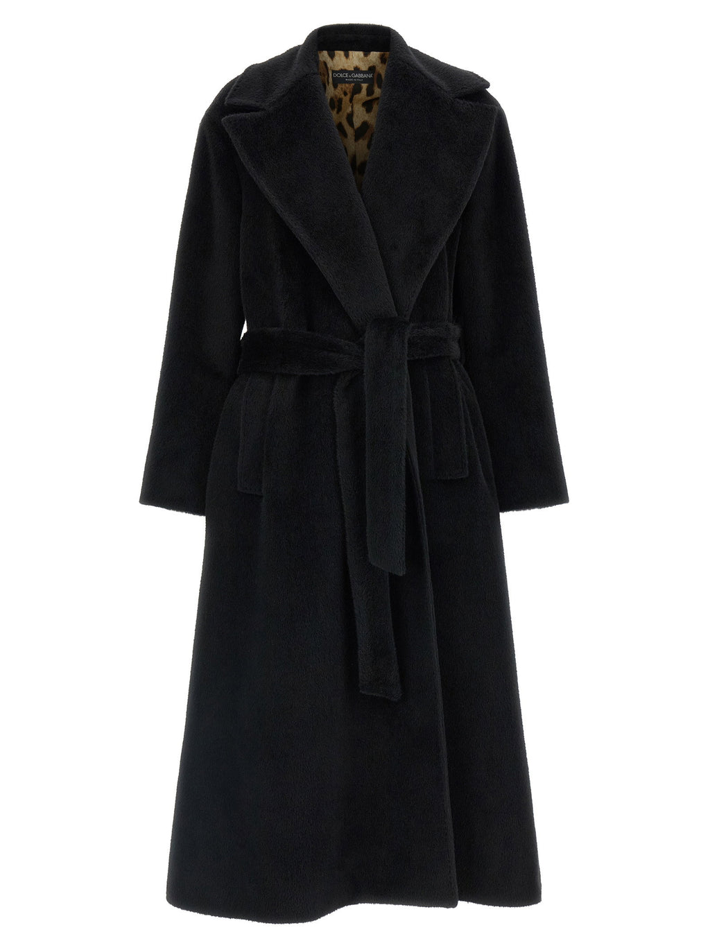 Dolce & Gabbana Cappotto Cintura In Vita Coat