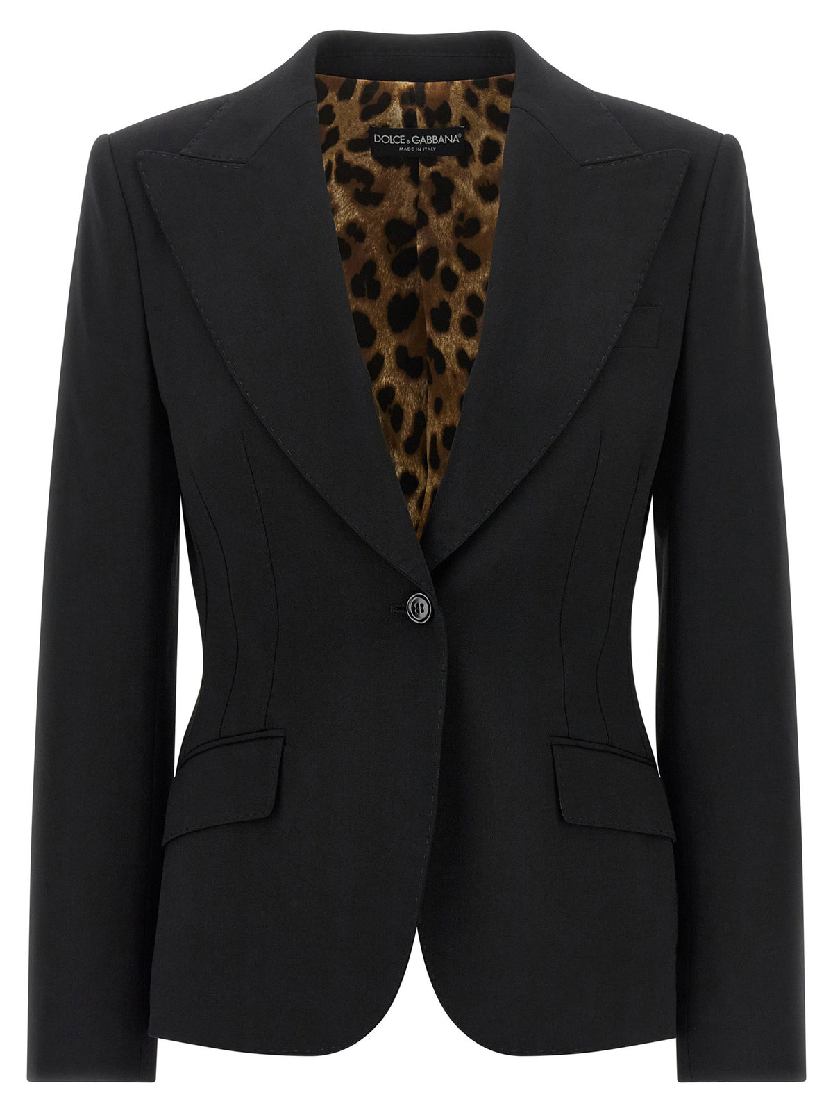 Dolce & Gabbana Black Turlington Blazer Dolce & Gabbana