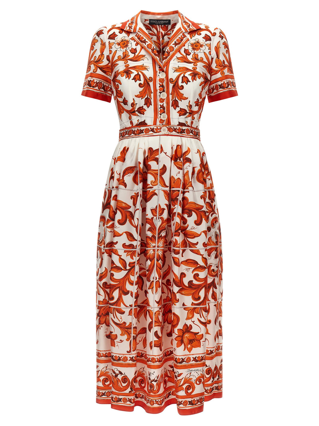 Dolce&Gabbana Maiolica Print Dress