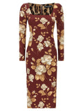 Dolce & Gabbana Rose Print Dress Dolce & Gabbana