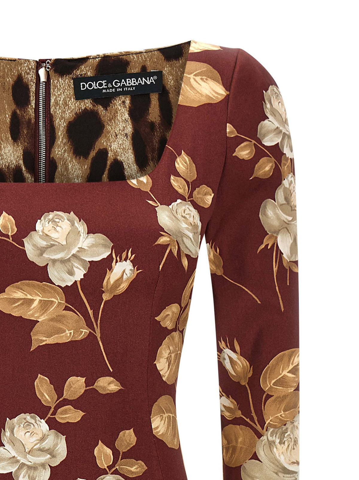 Dolce & Gabbana Rose Print Dress Dolce & Gabbana
