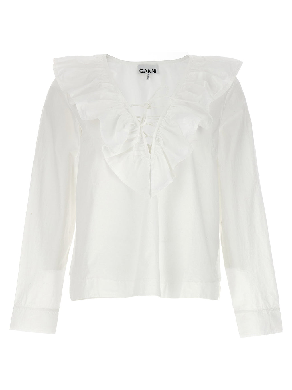 Ganni Ruffles Shirt Ganni