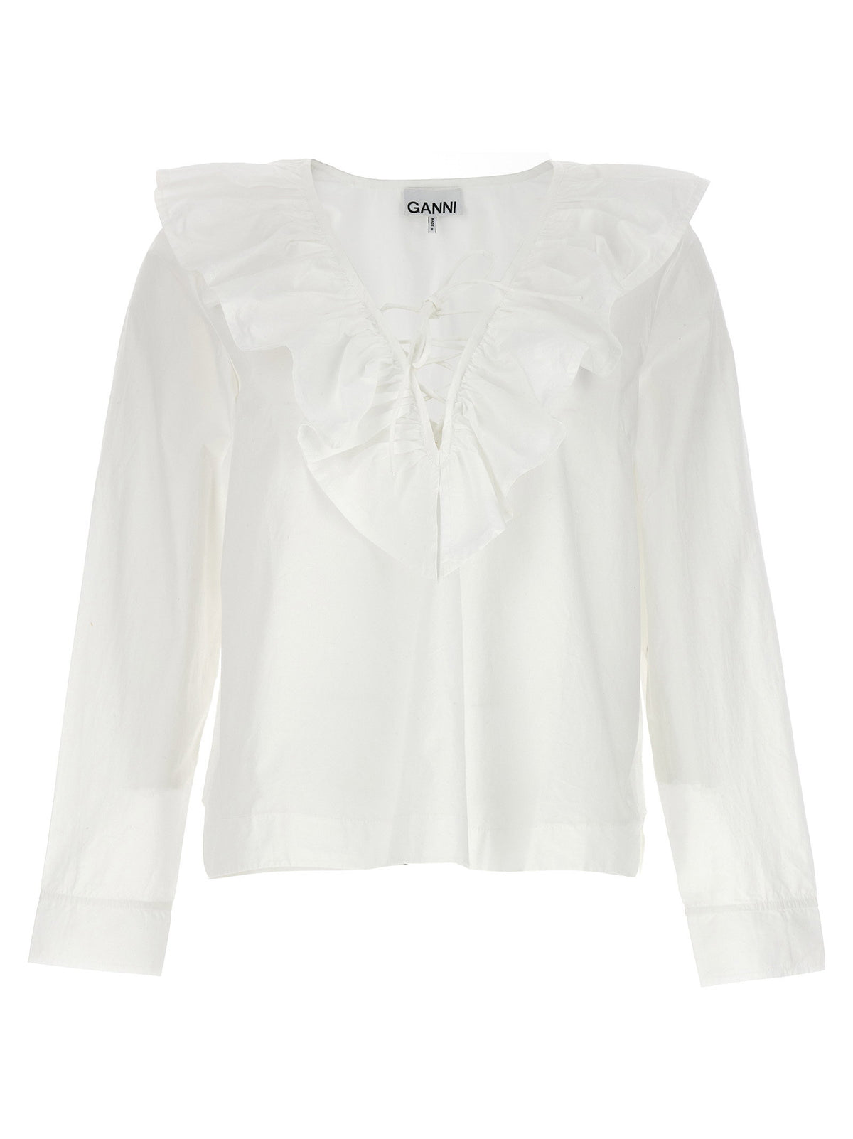 Ganni Ruffles Shirt Ganni