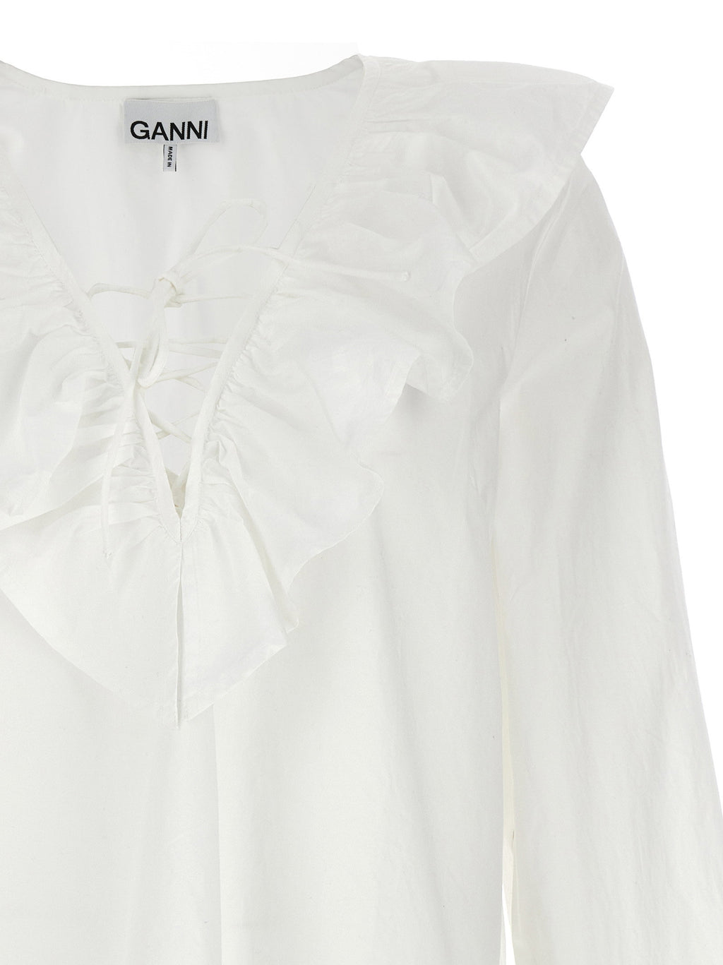 Ganni Ruffles Shirt Ganni