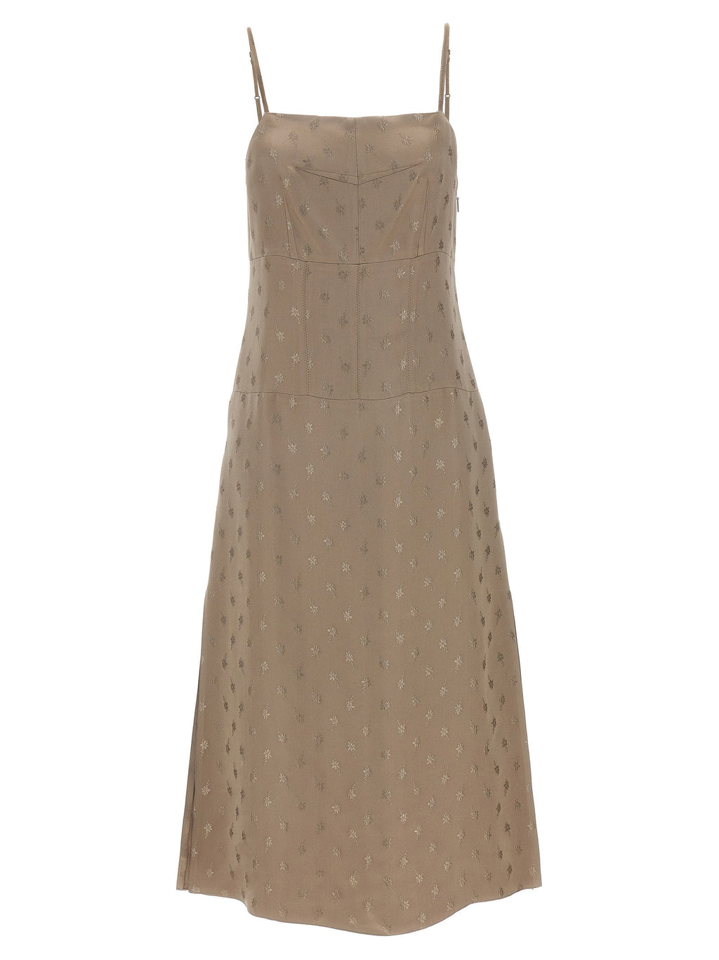 Fendi Satin Midi Dress Fendi