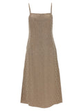 Fendi Satin Midi Dress Fendi