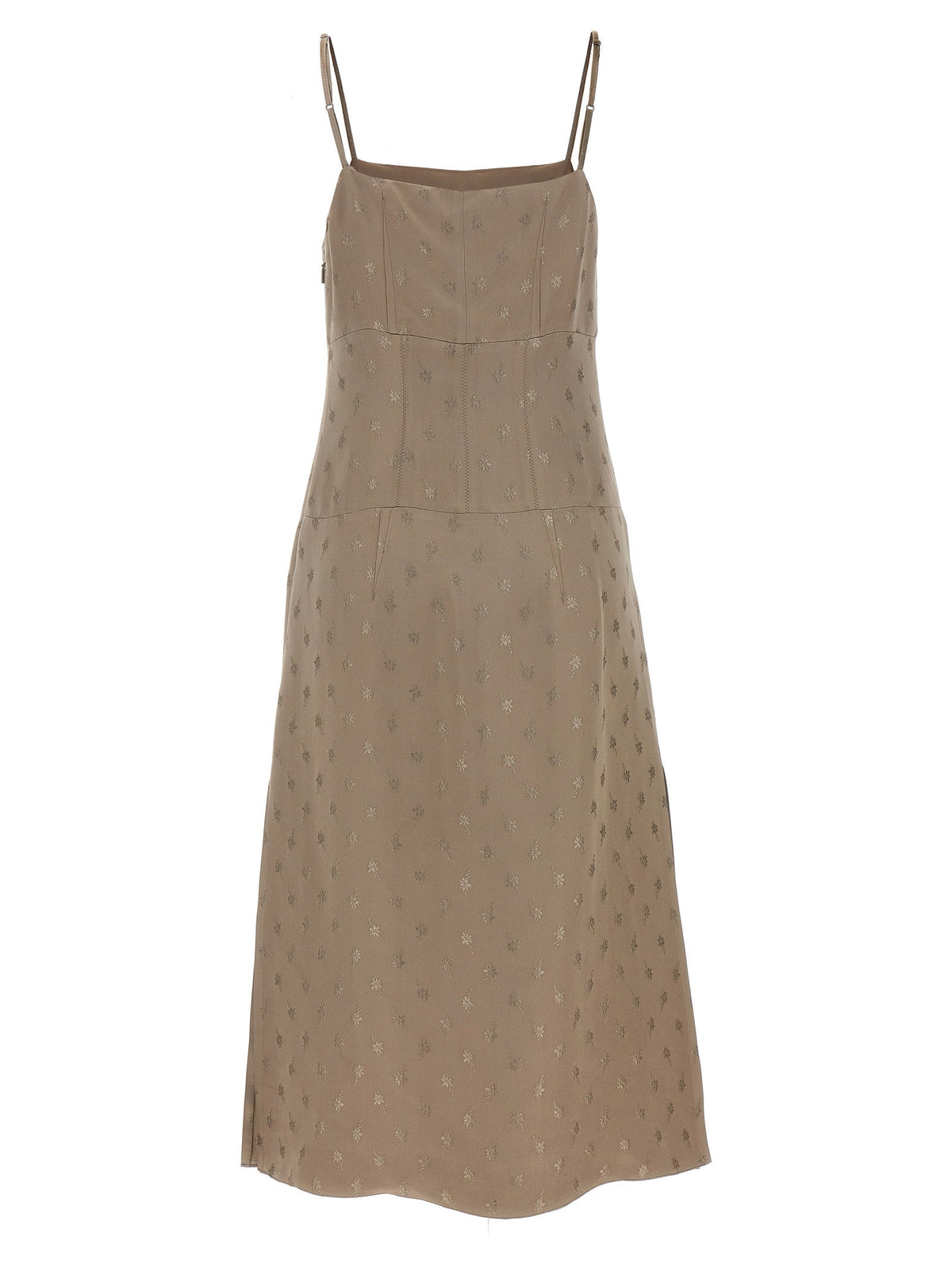 Fendi Satin Midi Dress Fendi