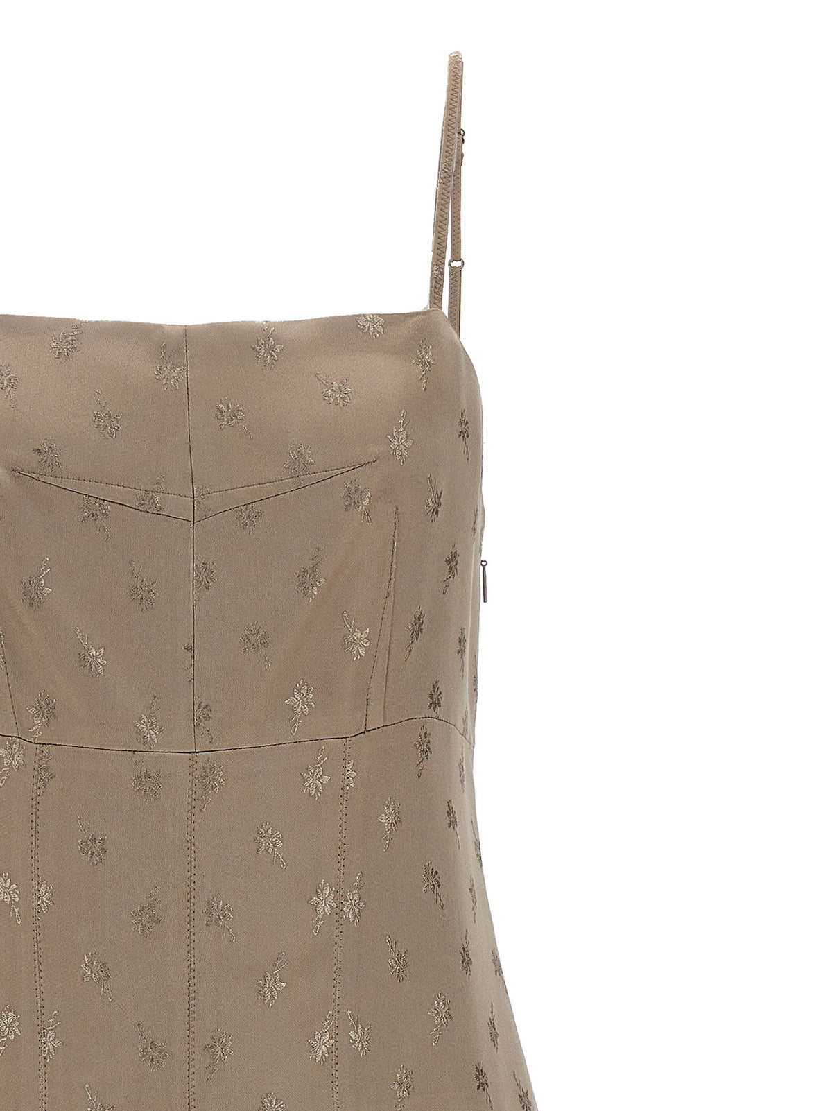 Fendi Satin Midi Dress Fendi