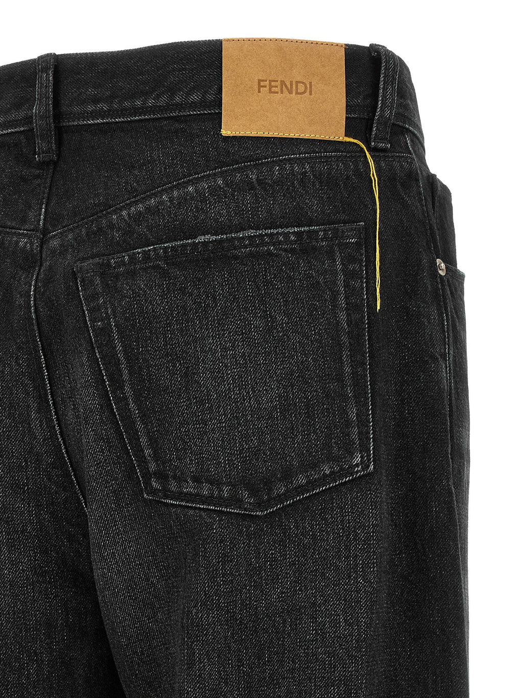 Fendi Black Denim Jeans Fendi