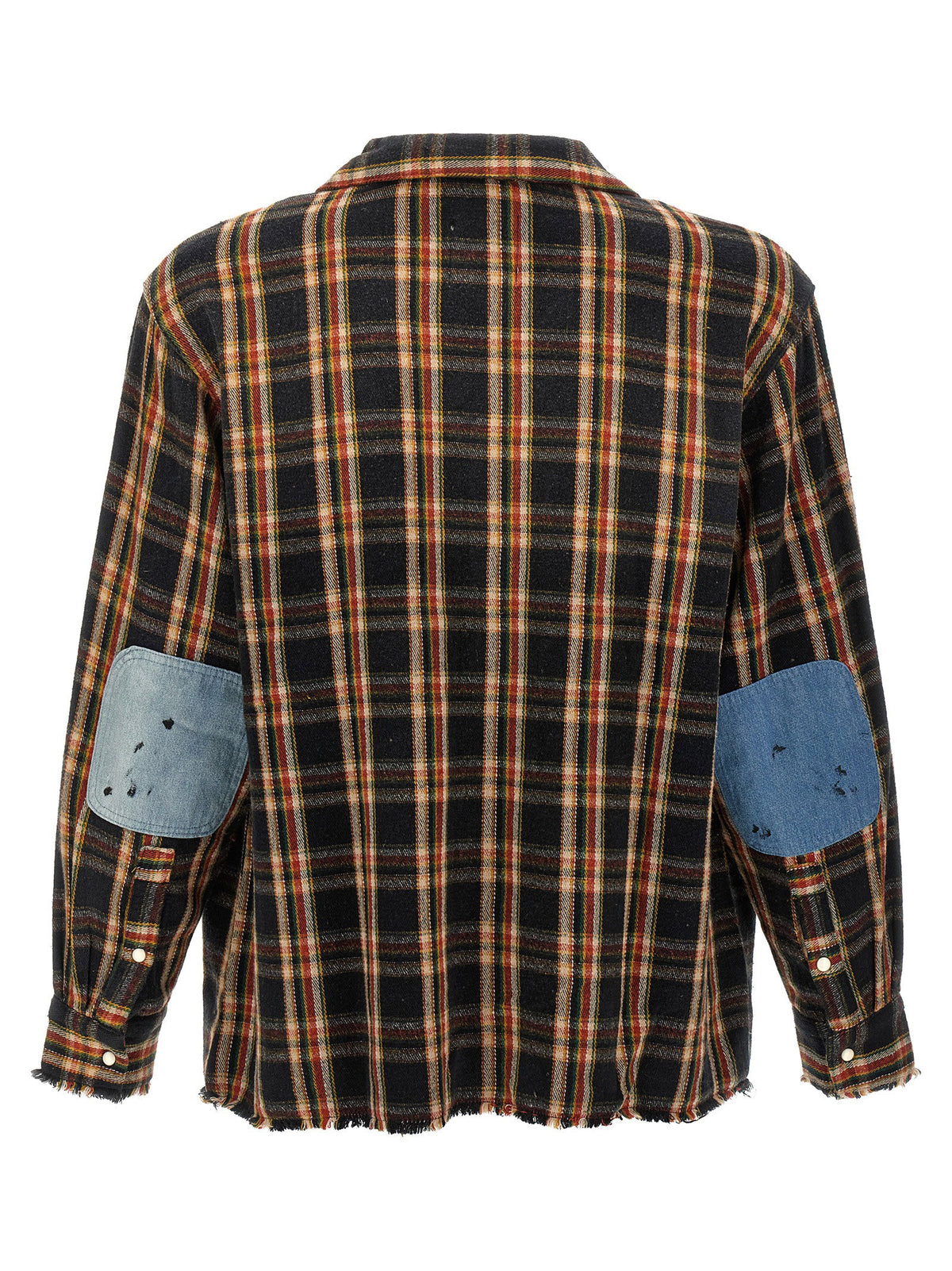 Found Plaid Denim Shirt