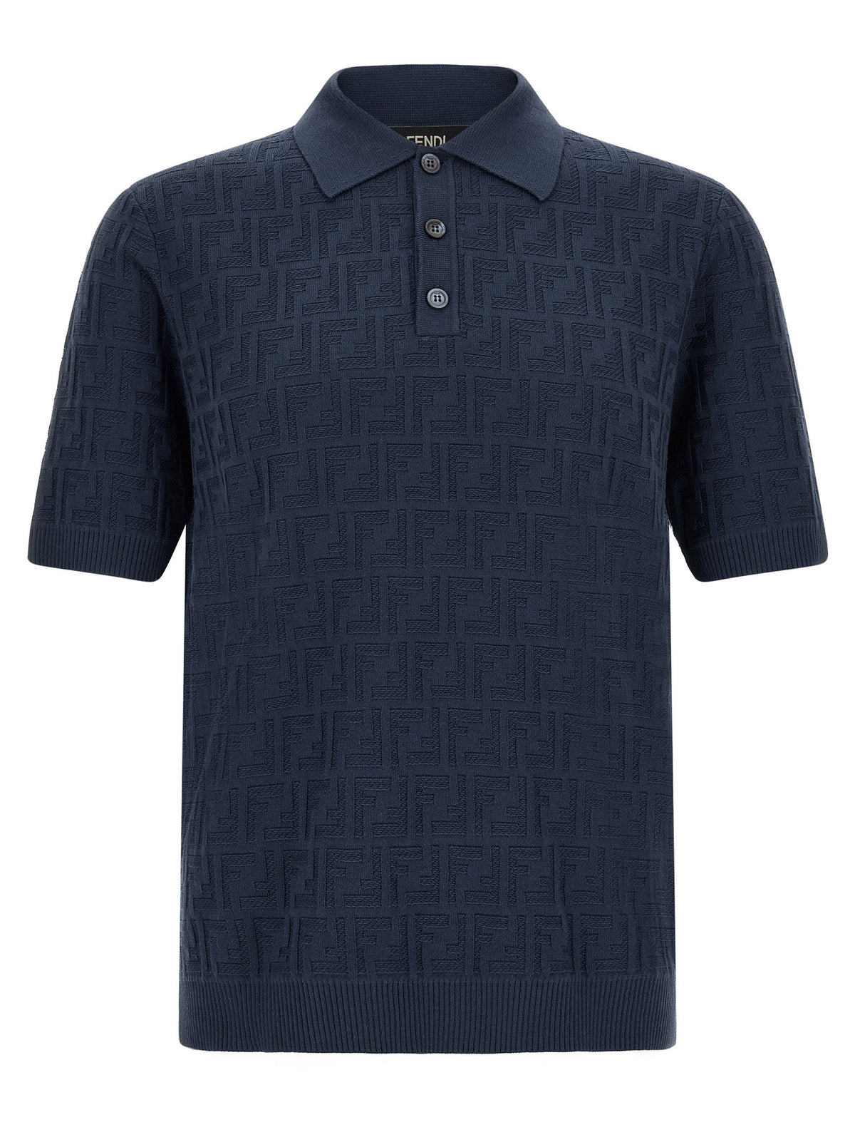Fendi Ff Cotton Polo Shirt
