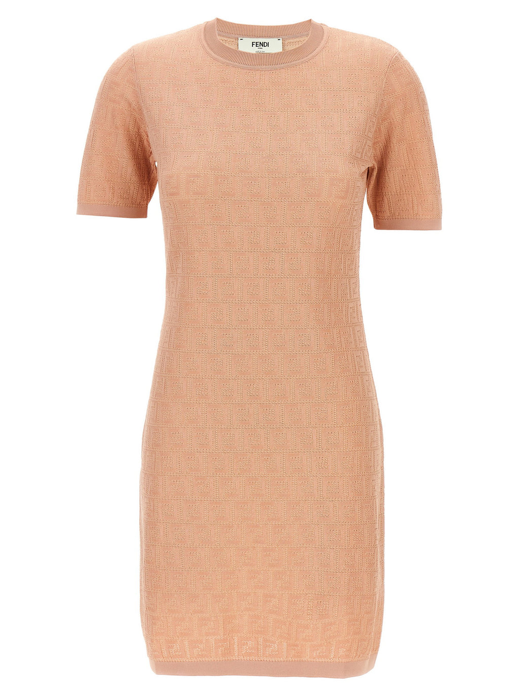Fendi Ff Cotton Dress Fendi