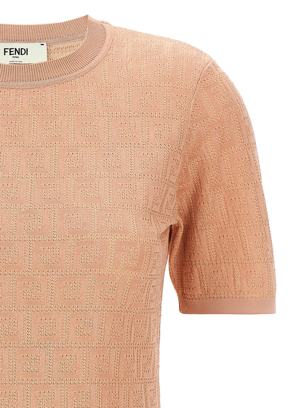 Fendi Ff Cotton Dress Fendi
