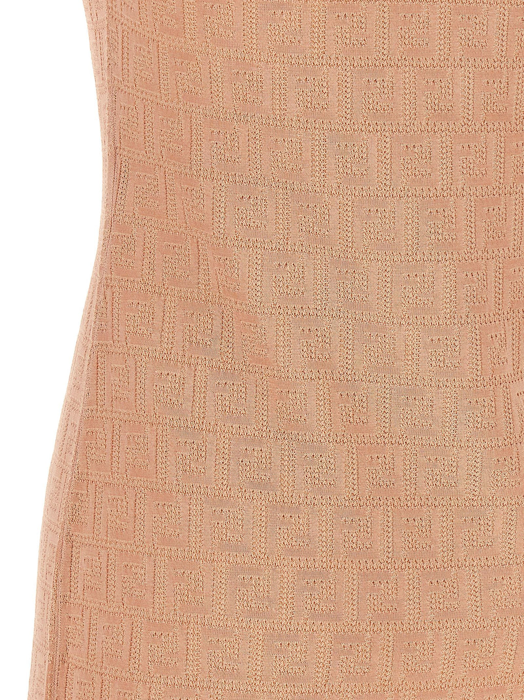 Fendi Ff Cotton Dress Fendi