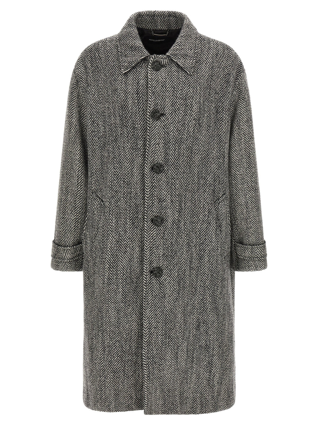 Dolce&Gabbana Chevron Wool Coat