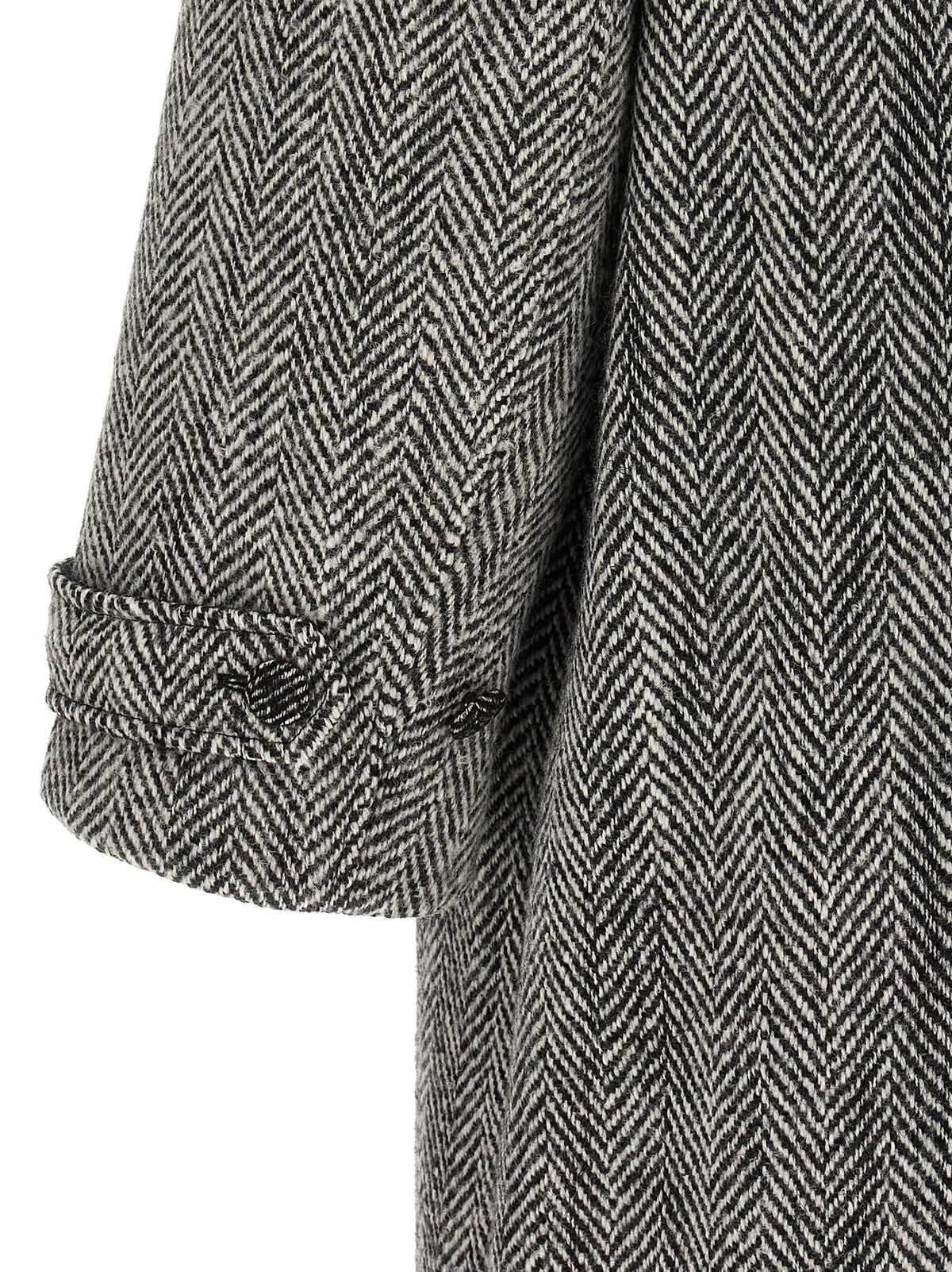 Dolce&Gabbana Chevron Wool Coat