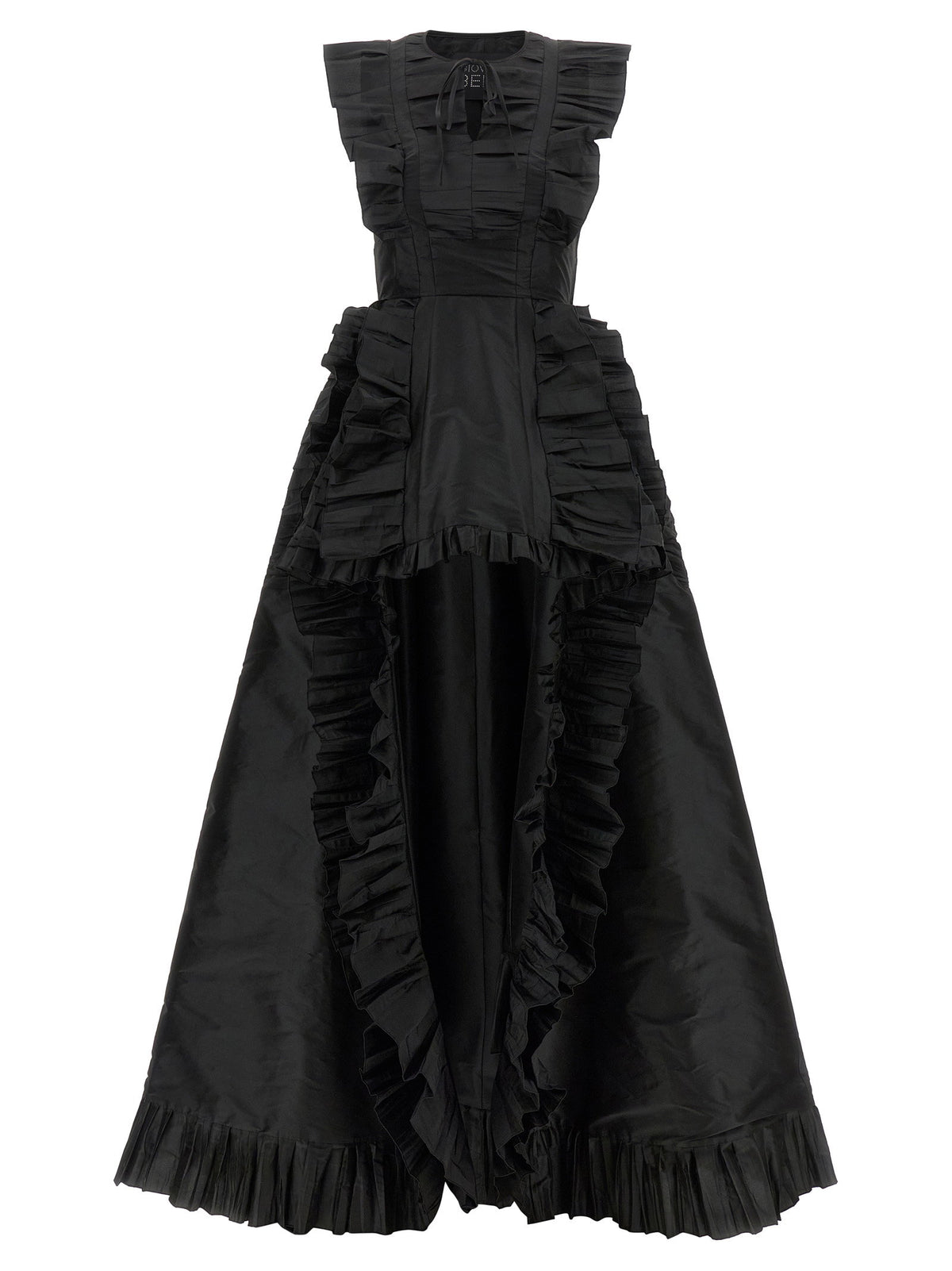 Giovanni Bedin Ruffle Train Dress Giovanni Bedin