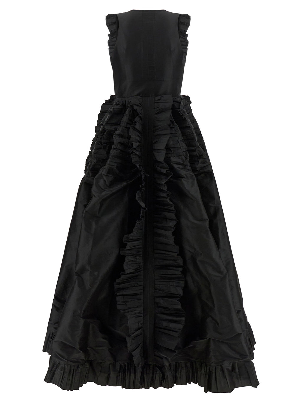 Giovanni Bedin Ruffle Train Dress Giovanni Bedin