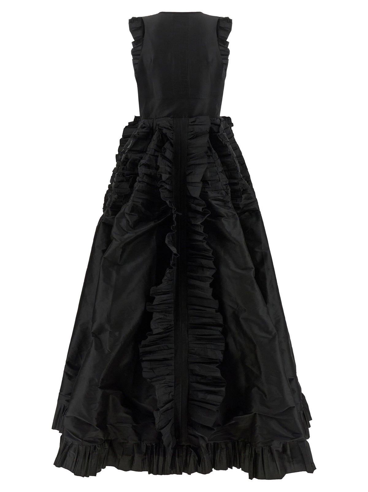 Giovanni Bedin Ruffle Train Dress Giovanni Bedin