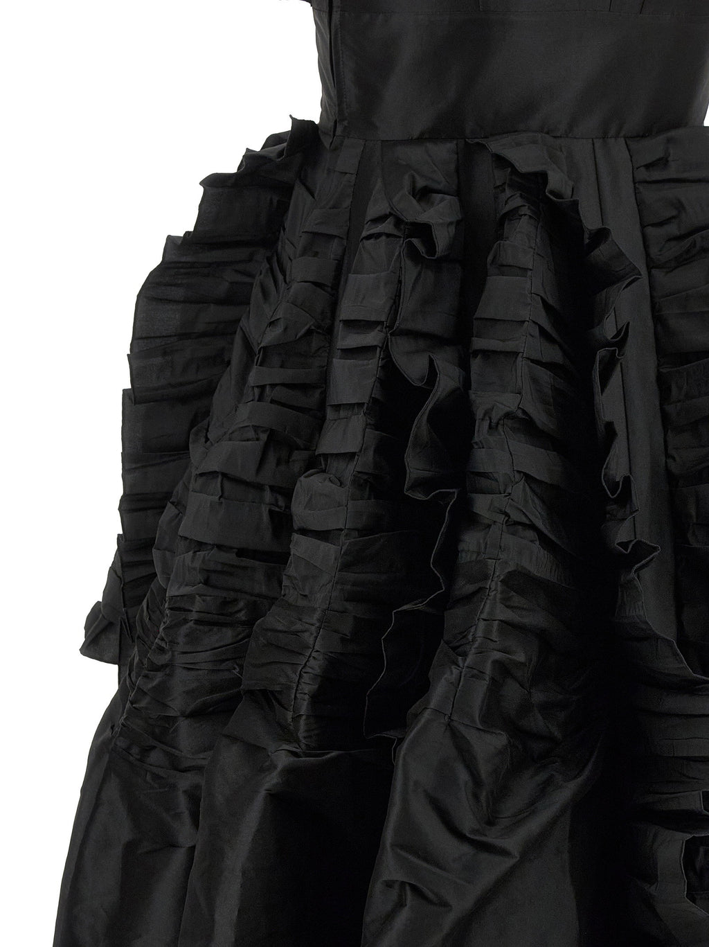Giovanni Bedin Ruffle Train Dress Giovanni Bedin