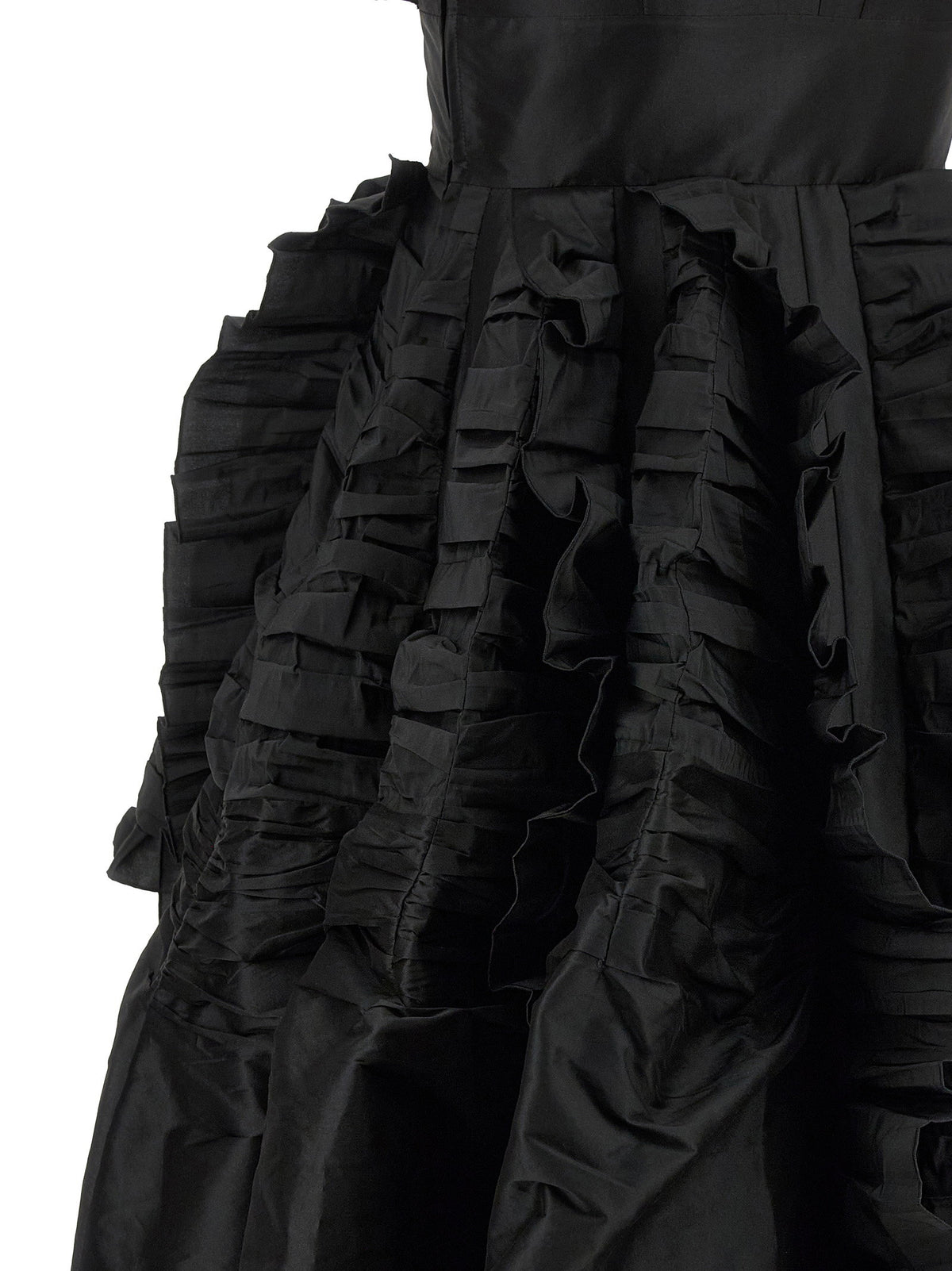 Giovanni Bedin Ruffle Train Dress Giovanni Bedin