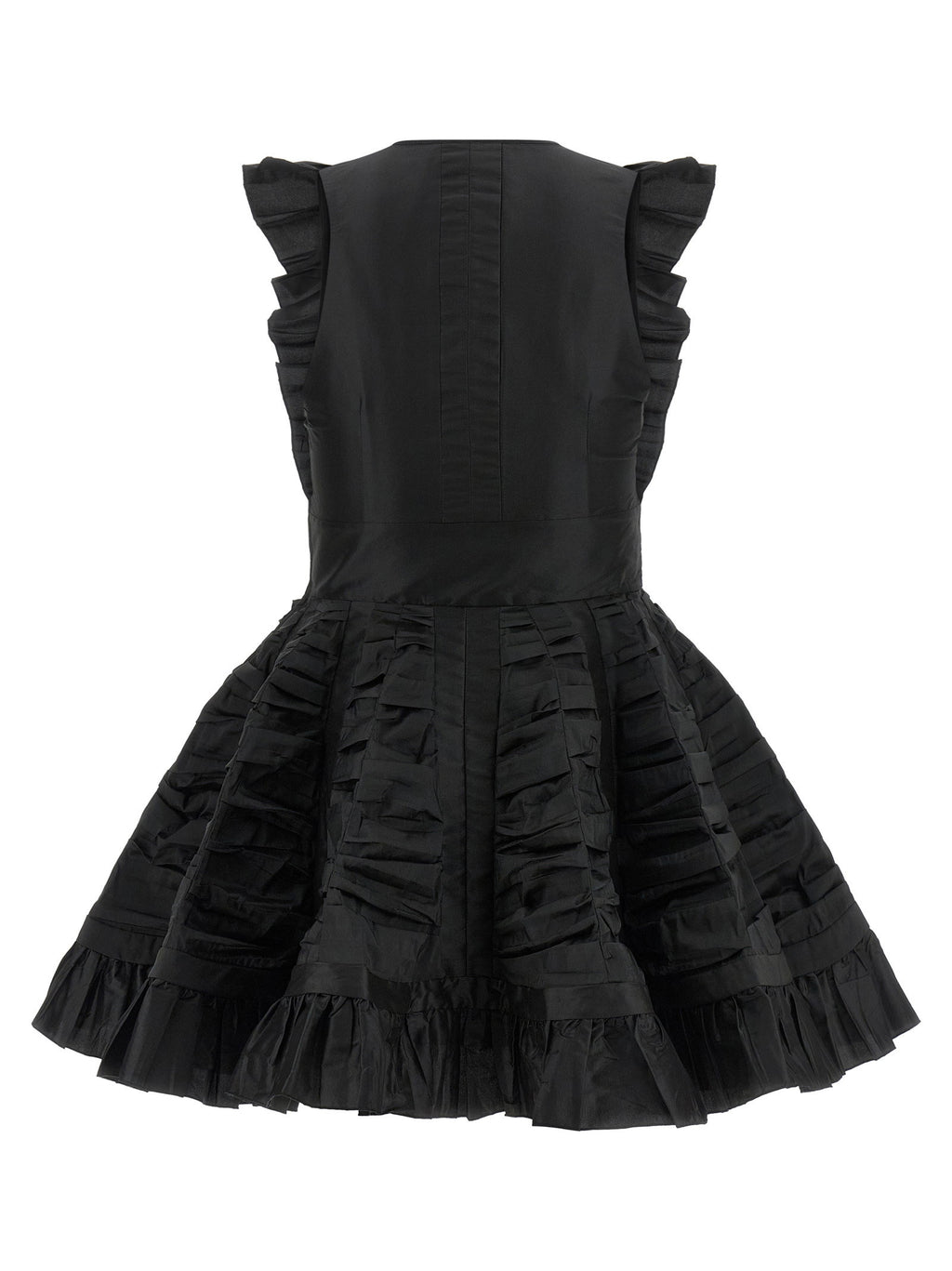 Giovanni Bedin Black Ruffle Dress Giovanni Bedin