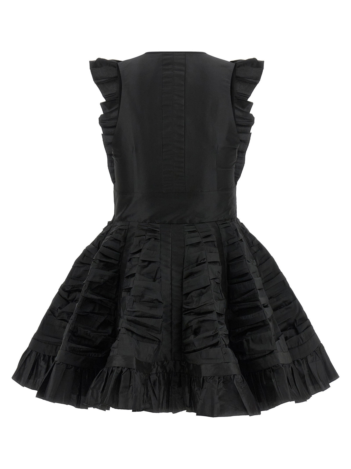 Giovanni Bedin Black Ruffle Dress Giovanni Bedin