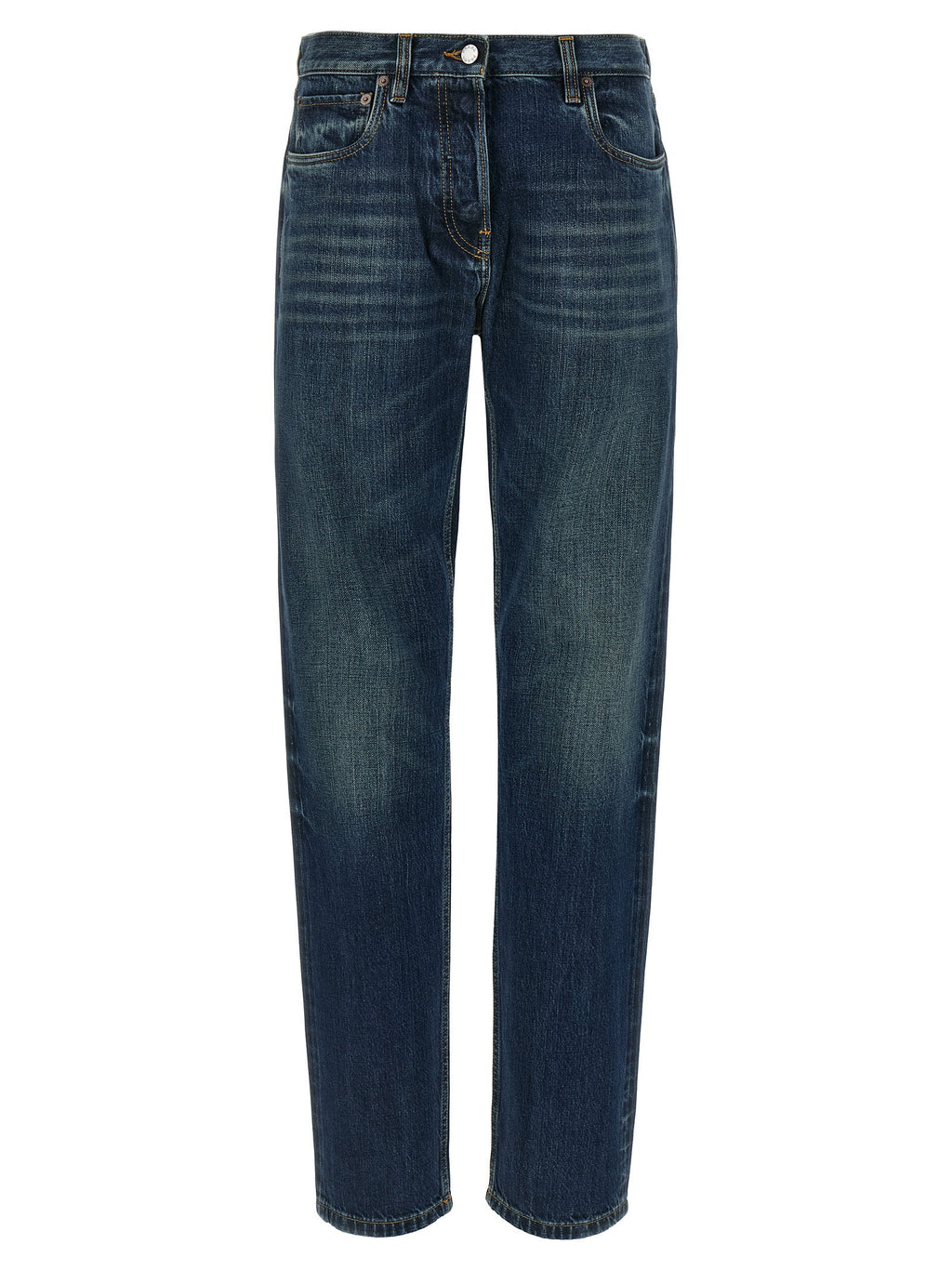 Prada Trompe Loeil Heart Jeans