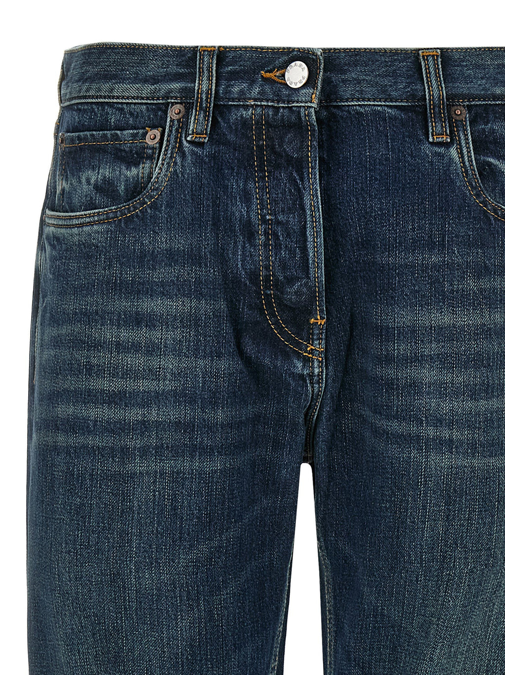 Prada Trompe Loeil Heart Jeans