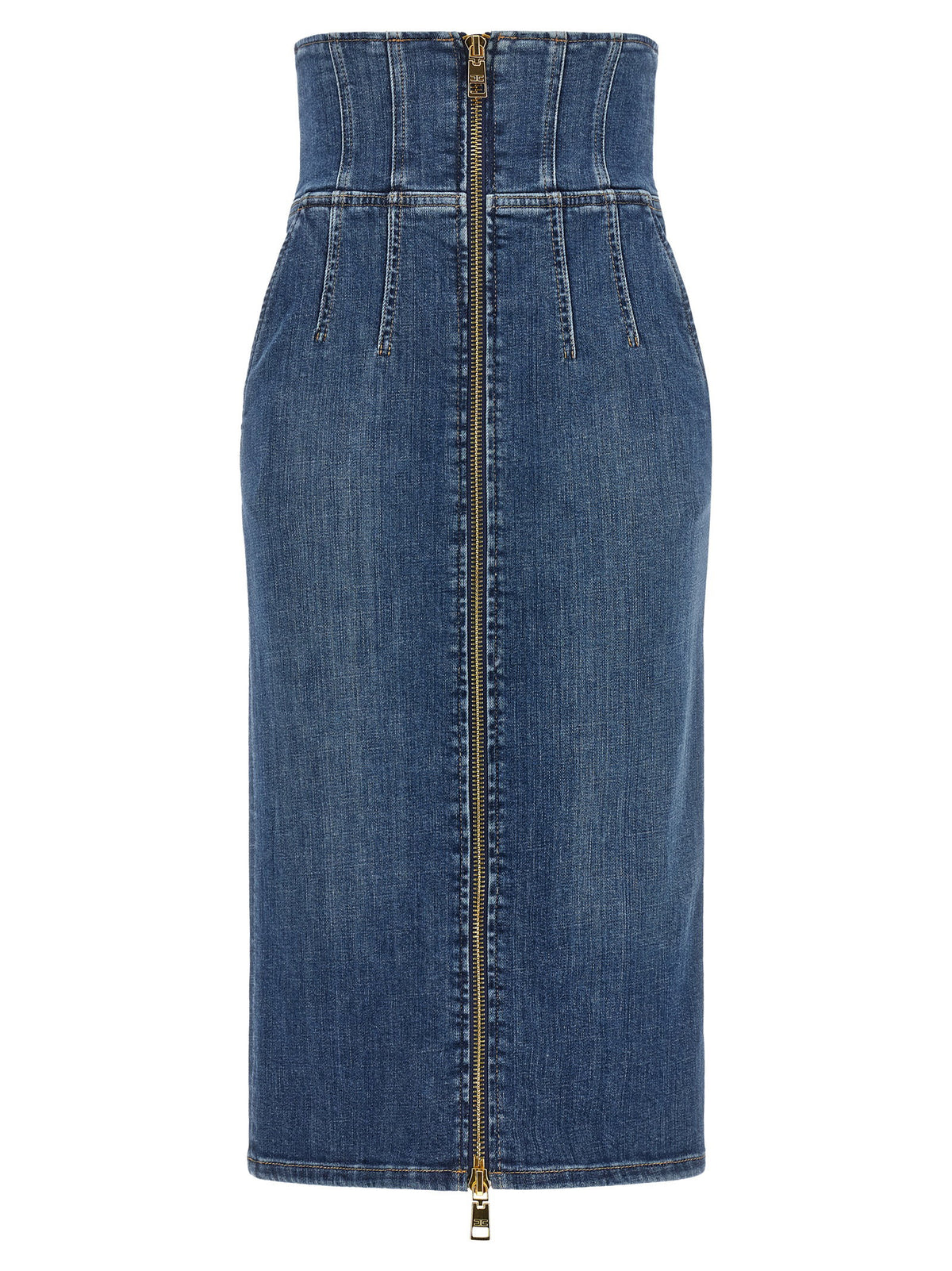 Elisabetta Franchi Denim Skirt