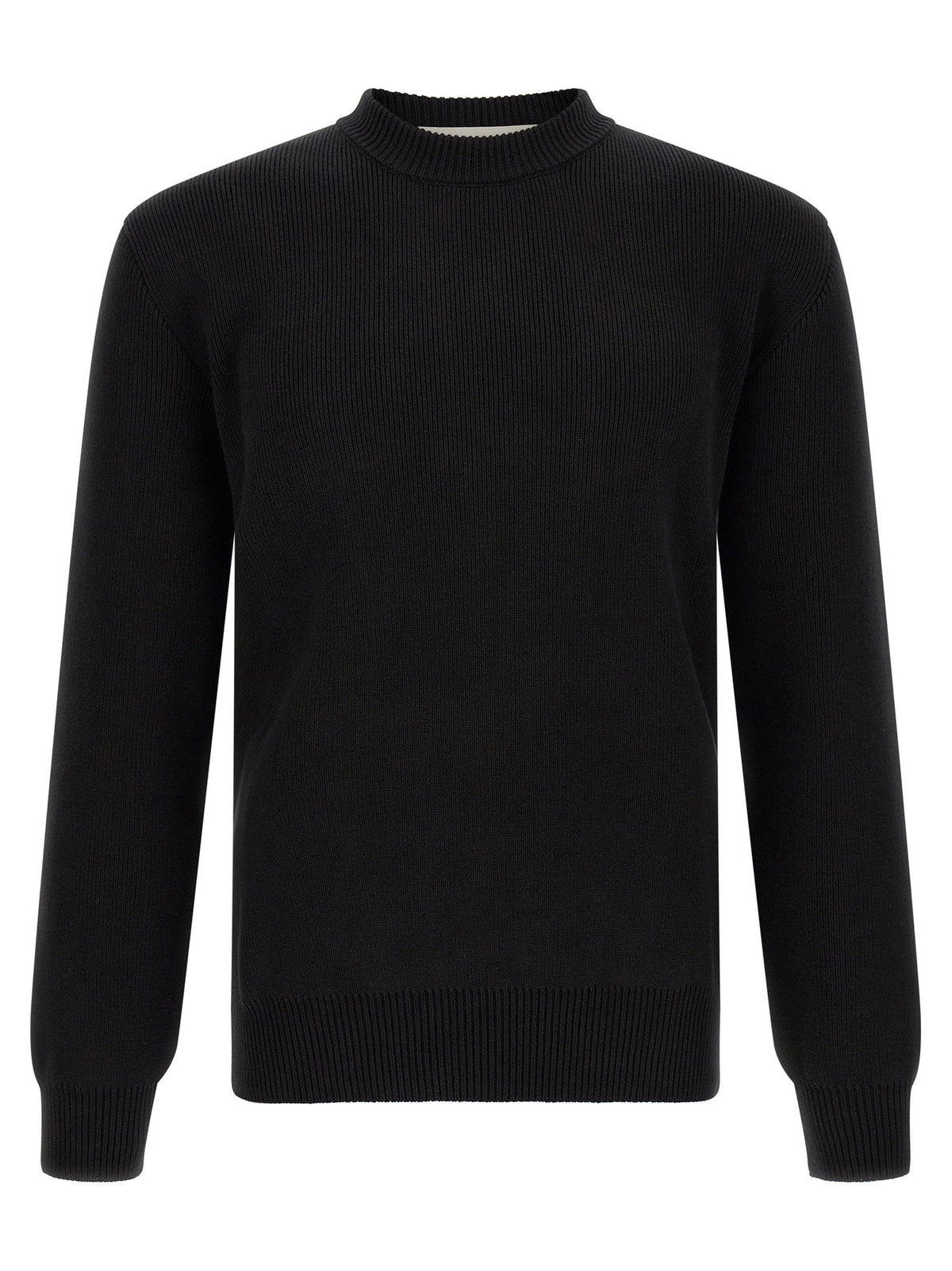 Golden Goose Ribbed Sweater With Logo
