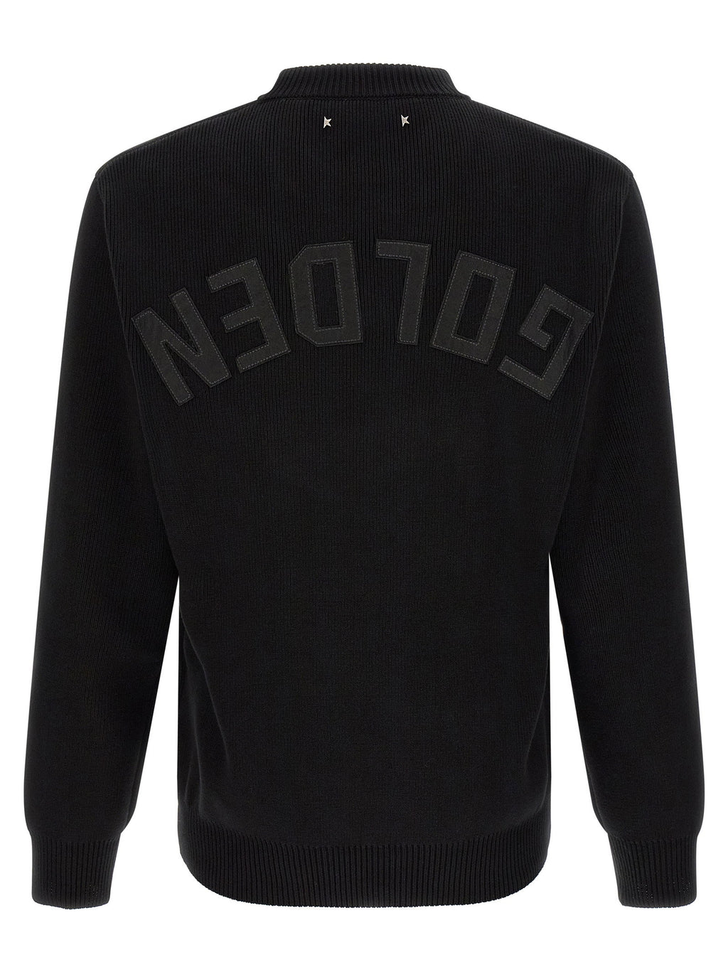 Golden Goose Ribbed Sweater With Logo
