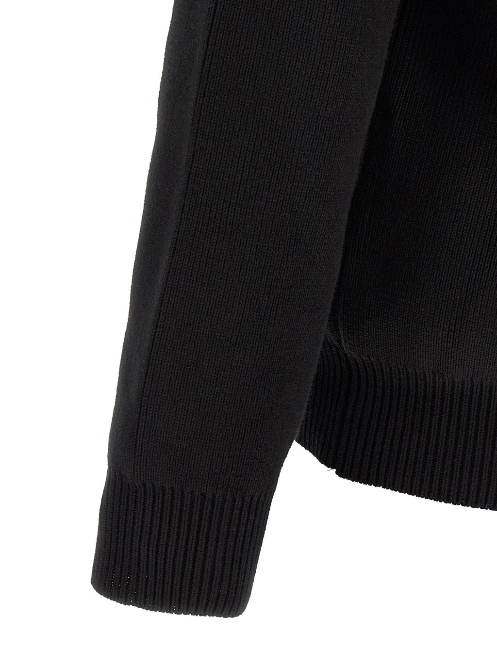 Golden Goose Ribbed Sweater With Logo