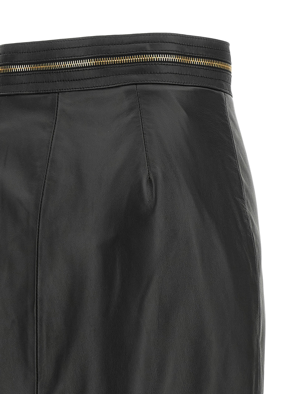 Elisabetta Franchi Leather Skirt